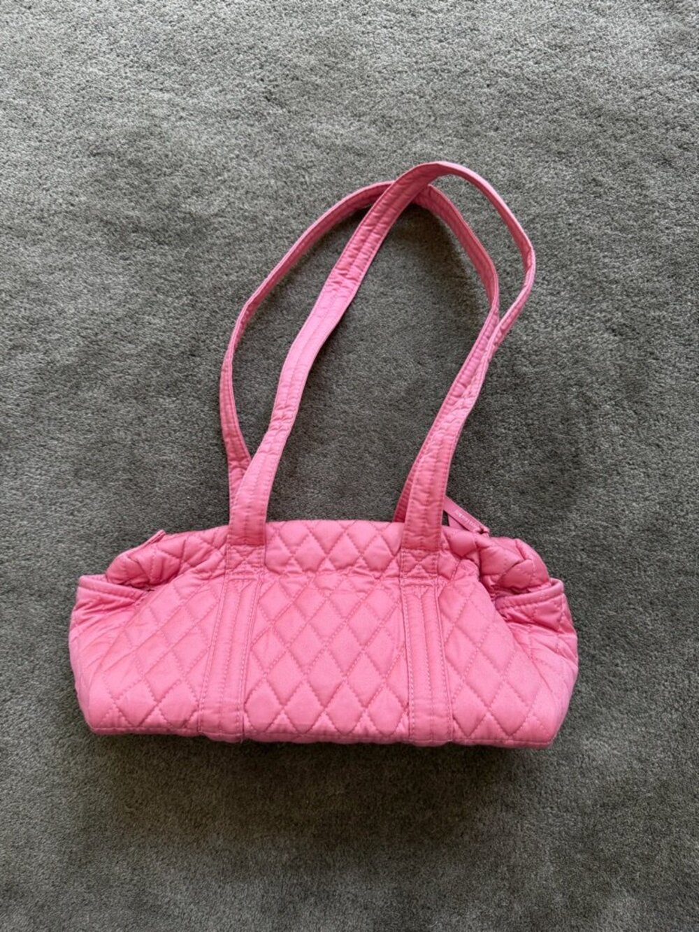 Vera Bradley Pink Quilted Handbag with Floral Interior NWT - Picture 5 of 10